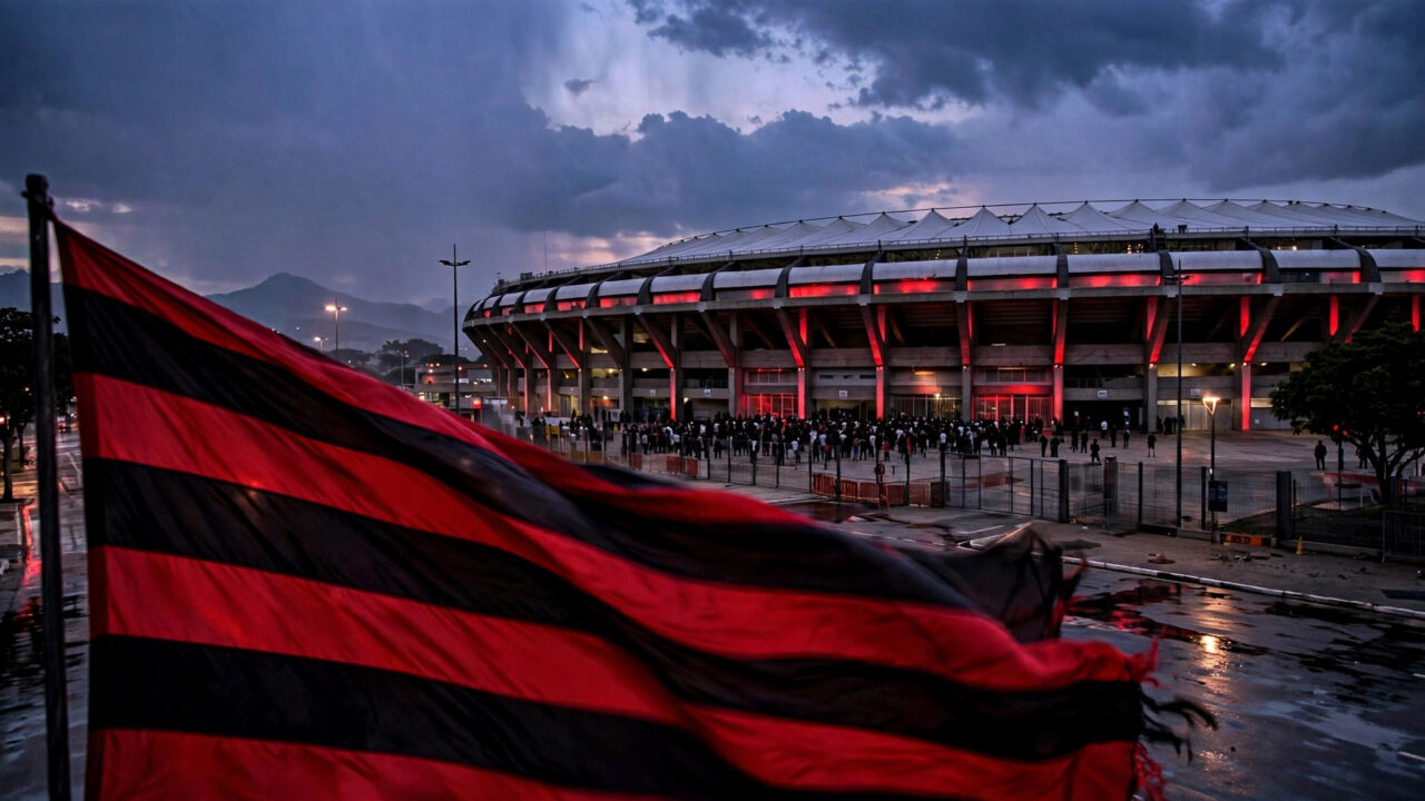 História do Flamengo – Maracanã ao entardecer